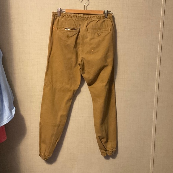 Men's Casual Brown Jogger Pants - Picture 5 of 8
